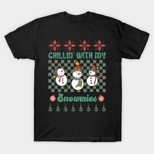 Chillin With My Snowmies Sublimation T-Shirt